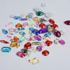 Pedra Preciosa de Diamante Costurada à Mão Material DIY Pacote de Material de Strass Costura de Roupas Acessórios de Roupas com Diamante Cor Única 100 Peças Quente