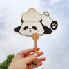 Panda de Frutas Papel de Abanico Caligráfico Creativo Atracción Turística Estilo Antiguo Fotografía Tendencia Nacional Abanico Souvenir Cultural y Creativo
