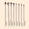 Conjunto de Pincéis de Sombra 8 Pincéis de Maquiagem para Olhos Pincel para Maquiagem para Olhos Sombra para Nariz Pincel para Esfumar Detalhes Pequeno Cabelo Macio Pincel Cangzhou