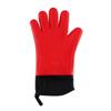 Luvas de Silicone de Cinco Dedos Estendidas para Assar Favo de Mel Isolamento Térmico para Micro-ondas Proteção Térmica de Cozinha Luvas para Churrasco