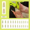 Uñas Postizas Populares de Comercio Exterior Uñas Portátiles Extraíbles Nuevas Uñas Postizas Europeas y Americanas Ins Uñas Largas de Ballet