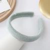 Diadema de felpa simple y linda para mujer otoño e invierno lavado de cara maquillaje Red de celebridades diadema para presionar el cabello diadema alta para la parte superior del cráneo moño para el cabello horquilla tocado