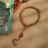 Cuentas de Oración Saudíes de Oriente Medio con 33 Cuentas, 10*10mm, Diseño de Estrella y Luna, Pulsera de Mano, Al por Mayor