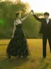 Vestido de Casamento Leve Estilo Coreano Renda Floral Tubinho Alça Simples Toque de Luxo Vestido Tutu Noivado Vestido de Noite Banquete Elegante