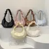 Bolso de Estilo Perezoso para Mujer, Nuevo Primavera Vintage Gran Capacidad Simple Versátil para Viajes Diarios Bajo el Brazo Bolso de Hombro Francés