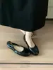 Primer Encuentro Ji Ruan Zapato Plano de Lunares con Punta Dividida de Corte Bajo para Mujer Zapatos de Mujer 2026 Nuevos Zapatos de Ballet Franceses