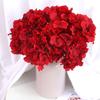 Ramo de hortensias de Mallorca de 5 cabezas para boda, decoración de boda, flores artificiales, ramo de hortensias falsas, fábrica al por mayor