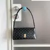 Bolso de hombro rosa nuevo, bolso cruzado versátil, diseño de lunares, ligero y lujoso