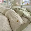 Conjunto de Quatro Peças para Dormir Puro Algodão Grau Mãe e Bebê Novo Lençol de Cama Capa de Edredom Fronha Saia de Cama para Dormitório Conjunto de Três 3 ou Quatro 4 Peças