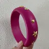 Accesorios Yongge Retro Europeo y Americano Remache de Estrella de Cinco Puntas Pulsera de Madera de Colores Estilo Punk Pulsera de Muñeca de Madera con Estrella para Mujeres