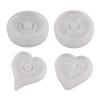 Zongbo DIY Porta-Velas Aromaterapia Gota de Cristal Porta-Velas Redondo Estéreo Amor Molde de Silicone Atacado