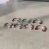 E-commerce transfronteiriço popular aço inoxidável zircônia redonda quatro garras dente interno piercing de nariz piercing de lábio tipo U/C joia para perfuração fabricante