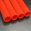 Manga de Silicone Colorida, Não Suja, Resistente ao Desgaste, Antiderrapante, Sem Odor, Resistente a Altas Temperaturas, Tubo de Silicone para Manopla de Pular Corda Lisa