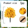 Arreglos de Flores Artificiales de Gloria de la Mañana de Venta Caliente Transfronterizos para Jardines, Decoraciones de Flores Artificiales de Flor Trompeta para Bodas, Fotografía al Aire Libre, Flores Falsas