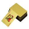 Cartas de Juego Doradas Creativas Cuadros Dorados Ricas en Dólares Dorados Especiales Escarchadas Duraderas Transfronterizas Más Vendidas al por Mayor
