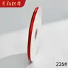 Fita de Poliéster 0,6cm 91m Fitas Coloridas para Flores, Bolos, Embalagem de Presentes, Laços, Acessórios de Cabelo e Tecelagem