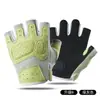 Guantes de Ciclismo para Mujer, Estilo Delgado, Adecuados para Bicicletas de Spinning, Bicicletas de Montaña y Bicicletas Normales, Antideslizantes, Resistentes al Desgaste, Guantes Deportivos de Medio Dedo