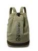Mochila de Lona Masculina, Casual ao Ar Livre Simples para Viagem Fitness Leve Esportiva Grande Capacidade Estudante Mochila Escolar