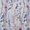 Tejido de malla jacquard a rayas elástico hilo catiónico plástico de gota malla antideslizante monofilamento impreso flor podrida Absorción de humedad secado rápido