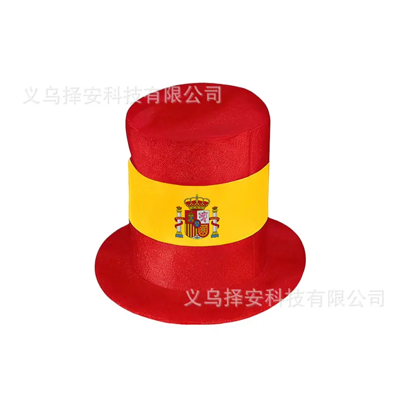 西班牙白底密丝绒高帽.jpg