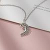 Collar con colgante de aleación estilo sol y luna, estilo retro, con cadena corta para clavícula, estilo sencillo y a la moda de eBay y AliExpress.