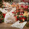 Novas Sacolas de Doces de Natal Transfronteiriças, Sacolas para Embalagem de Presentes de Confeitaria, Sacolas com Cordão de Fita, Sacolas com Cordão de Orelha de Coelho de Maçã