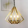 Luminária de sala de jantar minimalista estilo americano em bronze antigo e cobre puro, lustre de cobre integral de luxo leve nórdico