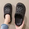 Zuecos de Eva de Verano para Mujer, Transpirables, Adecuados para Baño, Interiores, Hogar, Exteriores, Antideslizantes, Sandalias de Mujer con Suela Gruesa para Verano