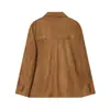 Al por mayor 2025 Otoño e Invierno Nuevo Moda Callejera Europea y Americana para Mujer Chaqueta de Traje Textura Gamuza Gama Alta