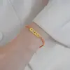 2025 Design Explosivo Sentido Antigo Francês Cinco Imperadores Moeda de Cobre Pulseira Vermelha Feminina Nova Versátil Único Alto Padrão