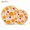Platos de papel desechables para decoración de Acción de Gracias transfronteriza de Amazon, platos para fiestas de cumpleaños, suministros para trajes al por mayor