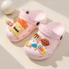 Sandalias de verano para niños, antideslizantes, de interior, con dibujos, para niñas y niños, adecuadas para bebés y niños mayores, sandalias de playa