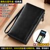 Billetera para hombre geruola billetera larga de cuero billetera de alta gama para negocios de gran capacidad bolso de mano para hombre al por mayor