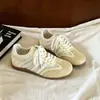 Zapatos de Entrenamiento Retro Alemanes Más Vendidos para Mujer 2026 Primavera Verano Nuevos de Malla Transpirables Versátiles Zapatos Blancos Suela Gruesa Deportivos Casuales Zapatos de Tabla