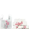 Bolsas de Llévese Comida Desechables Meituan para Restaurantes de Comida Rápida, Bolsas de Mano Tipo Chaleco