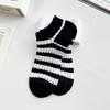 Calcetines de Encaje para Mujer Verano Delgados Lazo de Casete Calcetines de Cuadros Transpirables Invisibles Calcetines Zhuji al por Mayor