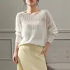 Blusa Feminina para o Trabalho, Manga Curta, Leve, Respirável, Estilo Relaxado, Gola Redonda Confortável, Básica e Elegante, para Primavera/Verão