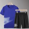 Nova Camiseta Casual de Manga Curta para Esportes e Lazer de Verão Masculino, Shorts, Treinamento de Basquete, Fitness, Corrida, Conjunto Casual