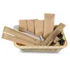 Traje de artículos de tocador desechables para hotel bolsa de papel Kraft para hotel juego de cepillo de dientes dos en uno cepillo de dientes de hospitalidad para el hogar