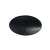 Tapa final de barrera flotante tapón de goma negro accesorios de barrera tapa final octagonal ovalada semicircular 100*508545