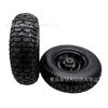 Roda Inflável de Borracha 16X6.50-8 Roda de Ferro Raiada Roda de Ferramenta para Carrinho de Jardim Roda 16 polegadas Padrão Gramado Roda de Borracha