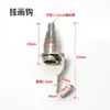 Colgador de Cable de Acero, Dispositivo para Colgar Cuadros, Pinza para Colgar Vidrio, Gancho para Cuadros, Colgador para Fijación de Carteles, Colgador de Techo, Cable para Colgar Lámparas, Colgador