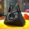 Nuevo Bolso Lindy Primavera/Verano 2024 Bolso de Hombro Cruzado de Moda Patrón de Lichi Piel de Vaca Togo Tc Bolso de Médico Mini