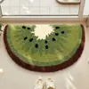 Alfombra de Baño Flocada Felpudo para Puerta de Casa Baño Alfombra Antideslizante Felpudo para Pie de Cama Alfombra de Cereza Fábrica de Alfombras de Comercio Exterior