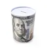 Alcancía de Monedas de Dólar Lata de Hojalata Banco de Ahorro en Euros Caja de Almacenamiento de Monedas Solo Entra No Sale Caja de Almacenamiento de Dólares