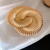 Pulsera de Flor Metálica Plegada Transfronteriza, Lujo Ligero, Gama Alta, Diseño de Pulsera Exquisito, Joyería de Moda Estilo Europeo y Americano para Mujeres