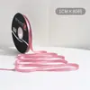 Cinta de Regalo de 2.5cm Lazo Color Sólido Materiales para Decoración de Pasteles Cinta de Flores Cinta de Satén Venta al por Mayor