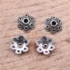 10X4Mm 0.4g Multicor DIY Acessórios para Joias Artesanais Capuchão de Contas Suporte de Flor