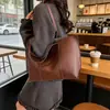 Bolso Grande de Patchwork para Madre e Hija para Mujer 2026 Nuevo Bolso de Hombro de Verano Bloques de Color Retro Clase Commute Bolso Tote