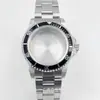Acessórios para relógio: Caixa e pulseira de relógio de aço inoxidável de 39 mm, atende aos requisitos diários de à prova d'água